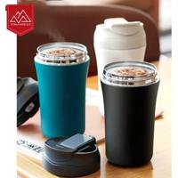 Gambar GELAS KOPI 400ML 2 FUNGSI VACUUM MUG COFFEE TUMBLER THERMOS STAINLESS - Putih dari Toso Mart undefined 3 Tokopedia
