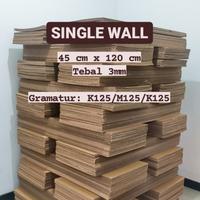 Gambar karton sheet kardus lembaran single wall 45 x 120 cm, tebal 3 mm dari Agen Kardusku undefined 1 Tokopedia