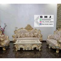 Gambar set kursi tamu bunga seribu- kursi tamu mawar seribu- set kursi sofa - Dp dari Rizqi meubel jepara undefined 1 Tokopedia
