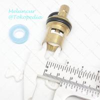 Gambar Jantung Karet Keramik Servis keran air menetes seal netes ceramic part - Merah dari Meluncur Tokopedia undefined 4 Tokopedia