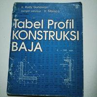 Gambar buku tabel profil konstruksi baja dari sahabat ilmu Sambibulu undefined 1 Tokopedia