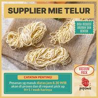 Gambar VACUUM PACK Mie Telur Popomie Bisa Request Bakmi Mie Telor Ayam - 1.25mm, Lurus dari Popomie undefined 1 Tokopedia