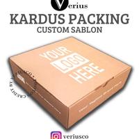 Gambar kardus packing custom sablon / box hampers gift box sablon logo - 15 x 15 x 5 cm dari Agen Kardusku undefined 1 Tokopedia