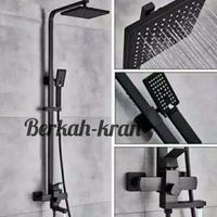Gambar shower coloum panas dingin stenlis hitam dari Berkah kran shop undefined 1 Tokopedia