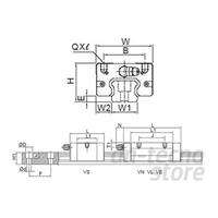 Gambar TRS15VN TRS20VN TRS25VN TRS30VN TRS35VN II TBI Linear Guide Block - TRS15VN dari dn-tecno undefined 3 Tokopedia