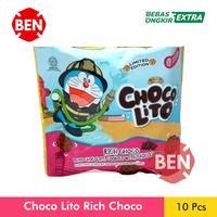 Gambar Choco Lito Original / Rich Choco 1 Pak 10 Pcs Mini Cookies Chocolito - ORIGINAL dari Ben Motoshop undefined 1 Tokopedia