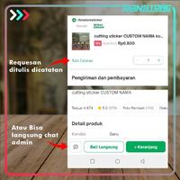 Gambar Stiker Nama Tulisan Warna Solid Dan Hologram Untuk Motor Mobil - 6X30, HOLOGRAM dari Rbn Store Sticker undefined 5 Tokopedia