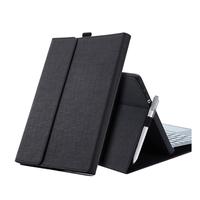 Gambar Microsoft Surface GO 1 2 3 Leather Casing Flip Soft Case Book Cover - Hitam, Surface Go 1 dari Forsakey Gadget Acc undefined 3 Tokopedia