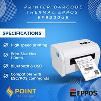 Gambar Terlaris PROMO Printer cetak resi Barcode Thermal EPPOS EP9200UB - USB dari Toko Tasyars undefined 1 Tokopedia