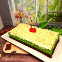 Gambar Brownies Kukus Pandan-Coklat / Brownies KuKus dari rafas cake undefined 1 Tokopedia
