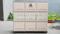 Gambar LEMARI CLUB TRIPLE FLIP SUSUN 3 X 3 BARIS SEKAT RUANGAN MEJA TV LED dari TAMARA HOME LIVING undefined 3 Tokopedia