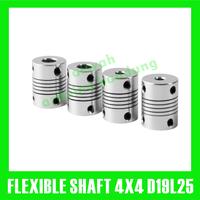 Gambar Flexible Shaft 4x4 mm Coupling CNC Motor Coupler 4mm to 4 mm D19L25 dari aisyah arduino bandung undefined 1 Tokopedia