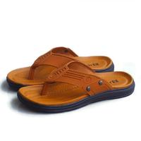 Gambar Sandal Jepit Sendal Jepit Pria KULIT Joemen S20 - Moka, 43 dari GUDANG SEPATU undefined 3 Tokopedia