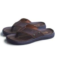 Gambar Sandal Jepit Sendal Jepit Pria KULIT Joemen S20 - Moka, 43 dari GUDANG SEPATU undefined 1 Tokopedia