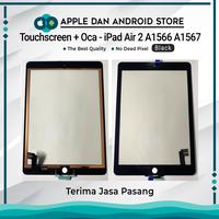 Gambar TOUCHSCREEN + OCA / TOUCH SCREEN + OCA IPAD AIR 2 A1566 A1567 - BLACK dari apple dan android store undefined 1 Tokopedia