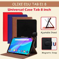Gambar Olike EduTab E1 8 inch Book Cover Leather Case Stand Kesing Flipcase - Biru dari GoodCaseID undefined 1 Tokopedia