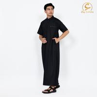 Gambar Jubah Gamis Basic Pria Dewasa The Hamza Baju Gamis Haji Lengan Pendekk - AbuTua, L dari CV HAMZA INSAN MANDIRI undefined 5 Tokopedia
