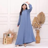 Gambar Gamis Greysia Kids Gamis Anak Tanggung Gamis Anak Perempuan Baju - Black, All Size dari Febshop27 undefined 2 Tokopedia