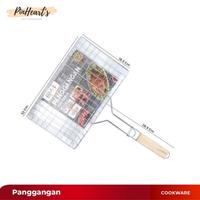 Gambar ALAT PANGGANGAN BBQ PANGGANG SATE PANGGANG IKAN BAKAR AYAM BAKAR JEPIT - 2 ikan dari Pinhearts Houseware undefined 1 Tokopedia