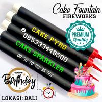 Gambar CAKE FOUNTAIN / CAKE CANDLE / CAKE PYRO / CAKE SPARKLERS IMPORT 35 SEC dari toserba murah bali denpasar undefined 1 Tokopedia