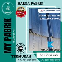 Gambar ATAP SPANDEK SPANDEX SPANDECK POLOS 0.25 0.30 0.35 0.40 MM FULL SNI KS - PLATINUM/BUKIT, 0.30 dari MyPabrik undefined 1 Tokopedia