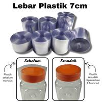 Gambar Plastik Segel 7cm x 50Meter -Shrink Film/Plastik Shrink/Heat Shrink dari HQ Plastics undefined 1 Tokopedia