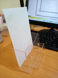 Gambar AKRILIK TEMPAT BROSUR UKURAN A5+KOTAK KARTU NAMA/AKRILIK A5 TEBAL 2MM - bening dari MS MONASIFA undefined 4 Tokopedia