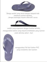 Gambar Sandal Jepit Karet Yeye - 9.5 dari Dzakta Toserba undefined 2 Tokopedia