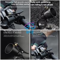 Gambar Rockbros 2022-1B Bel Sepeda Model Toa Bicycle Copper Alloy Bell Horn - Silver dari Wof Wheel of Fortune Official undefined 3 Tokopedia