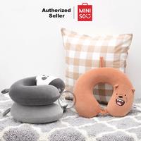Gambar BANTAL LEHER WE BARE BEARS By MINISO JAPAN - Ice Bear dari QLPRJT Store undefined 1 Tokopedia