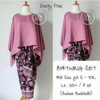 Gambar SETELAN KEBAYA BATWING BALOTELI / KEBAYA MODERN ABU DAN WARNA LAINNYA - SET ABU dari Kebaya Nusantara Store undefined 4 Tokopedia