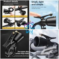 Gambar Rockbros 2022-1B Bel Sepeda Model Toa Bicycle Copper Alloy Bell Horn - Silver dari Wof Wheel of Fortune Official undefined 4 Tokopedia