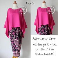 Gambar SETELAN KEBAYA BATWING BALOTELI / KEBAYA MODERN ABU DAN WARNA LAINNYA - SET ABU dari Kebaya Nusantara Store undefined 5 Tokopedia