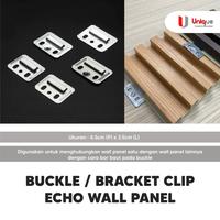 Gambar Buckle Wall Panel / Bracket clip Besi Wallpanel / Cantolan PVC / Klip Wallpanel Dinding Kamar PVC dari Unique Carpet & Decoration undefined 1 Tokopedia
