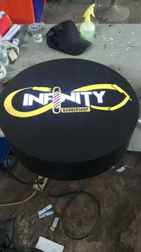 Gambar NEON BOX BULAT DAN TIANG REKLAME - 1 SISI 100X100, TANPA TIANG dari Bahtera Anugrah Printing undefined 2 Tokopedia