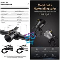 Gambar Rockbros 2022-1B Bel Sepeda Model Toa Bicycle Copper Alloy Bell Horn - Silver dari Wof Wheel of Fortune Official undefined 2 Tokopedia