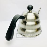 Gambar Teko Leher Angsa 1000 ml Gooseneck Kettle Stainless dengan Termometer - Tanpa Termo dari Kopi Simbah Coffee Tools undefined 3 Tokopedia
