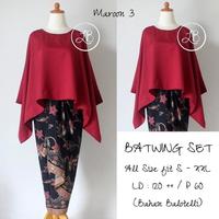 Gambar SETELAN KEBAYA BATWING BALOTELI / KEBAYA MODERN ABU DAN WARNA LAINNYA - SET ABU dari Kebaya Nusantara Store undefined 3 Tokopedia