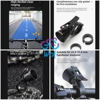 Gambar Rockbros 2022-1B Bel Sepeda Model Toa Bicycle Copper Alloy Bell Horn - Silver dari Wof Wheel of Fortune Official undefined 5 Tokopedia