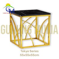 Gambar Meja Batu Granit Bahan Stainlist Stell - Putih, Tokyo Series dari Gunung Mulia Furniture undefined 2 Tokopedia