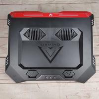Gambar Cooling Pad |Cooler Laptop Gaming Turbocharged Radiator Led 2 Fan X500 dari Digi Case undefined 5 Tokopedia