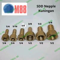 Gambar SDD 1/2 × 1/2 Nepple Selang Kuningan Sok Drat Dalam Nipple Kran 0.5 x dari MATERIAL 88 undefined 4 Tokopedia