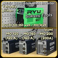 Gambar Mesin Las Listrik Ryu RII / Trafo Las Inverter Izumi MO 120 160 200 A - Ryu RII120 450W dari Sukses.Tools undefined 1 Tokopedia