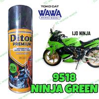 Gambar cat semprot motor Diton Premium ninja gren 9518 400cc dari tc warna warni undefined 1 Tokopedia