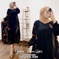 Gambar kaftan rayon jumbo dari Fanisya Pekalongan undefined 4 Tokopedia