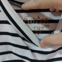 Gambar Dress stripes Future You thrifting preloved anak kembar muat 8-10 thn dari TokoBuka24Jam undefined 2 Tokopedia