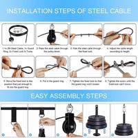 Gambar Katrol Fitness Gym DIY Pulley Cable Machine Arm Bicep Equipment dari SKJ VARIASI undefined 4 Tokopedia