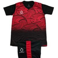 Gambar Jersey Baju olahraga SETELAN bola baju sepak baju FUTSAL anak -anak - hitam Lis biru, M dari alif sport 755 undefined 4 Tokopedia