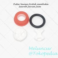 Gambar Jantung Karet Keramik Servis keran air menetes seal netes ceramic part - Merah dari Meluncur Tokopedia undefined 2 Tokopedia