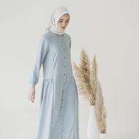 Gambar Venya by Aska Label - Gamis wanita Muslim panjang warna biru langit, - Sky Blue, S dari murnijaya2 undefined 2 Tokopedia